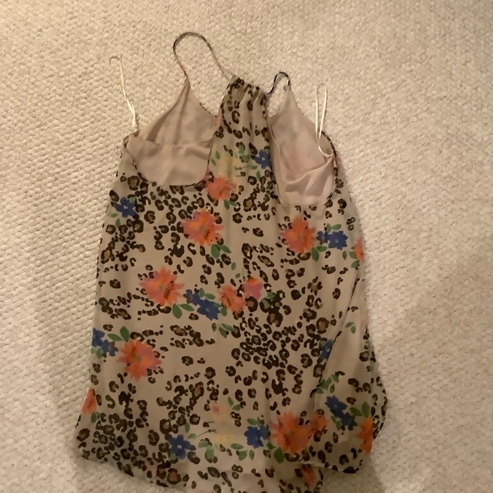 Floral Leopard Print Sleeveless boutique adorable dress